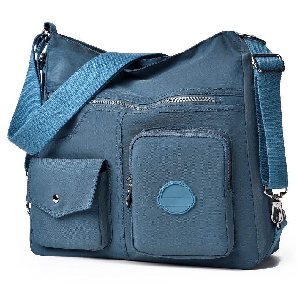 1813 Multipurpose Hobo Purse with Antitheft RFID, Waterproof Nylon